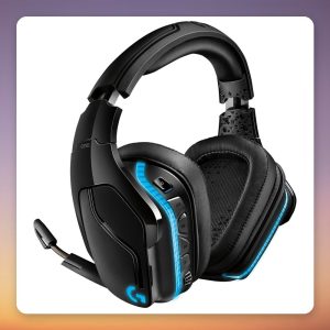 Logitech G935 Wireless 7.1 Surround Gaming Headset, Black, LIGHTSYNC RGB