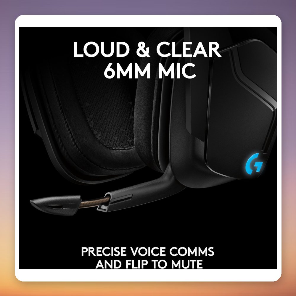 Logitech G935 Wireless 7.1 Surround Gaming Headset, Black, LIGHTSYNC RGB – image 4