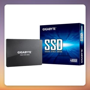 GigaByte 480 GB 2.5″ SATA III SSD, 550/480 MB/s, 200 TBW