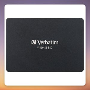 Verbatim Vi550 S3 512 GB 2.5" SATA SSD, 520 MB/s Read, 3D NAND