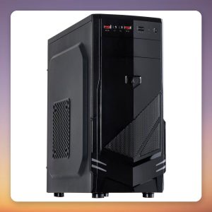 Inter-Tech B-30 ATX Midi Tower Case, Black, Mesh Front, 2x USB 2.0