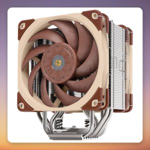 Noctua NH-U12A 120 mm Single Tower CPU Cooler, 2x NF-A12x25 PWM Fans, 7 Heatpipes