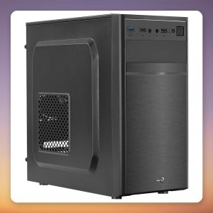 Aerocool CS-103 Mini Tower Case, Black, µATX / Mini-ITX