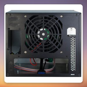 Inter-Tech SC-4004 Mini-ITX Case with 4-Bay Hot-Swap Cage, Black