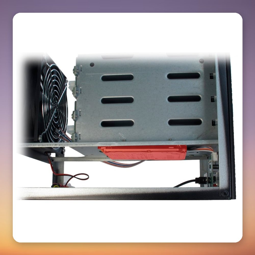 Inter-Tech SC-4004 Mini-ITX Case with 4-Bay Hot-Swap Cage, Black – image 4