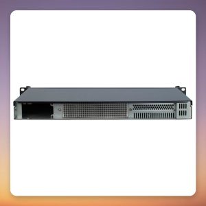 Inter-Tech 1U K-126L 1U Rack Server Case, Mini-ITX, Black