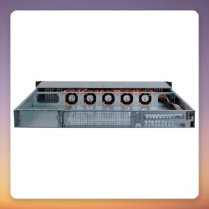 Inter-Tech 1U 10255 1U Rack Server Case, E-ATX, Flex ATX PSU, Black