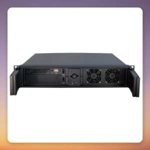 Inter-Tech 2U-2098-SK 2U Rack Server Case, Black, µATX, ATX PSU