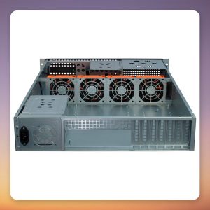 Inter-Tech 2U-2129-N 2U Rack Server Case, E-ATX, Black, 4x 80 mm Fans