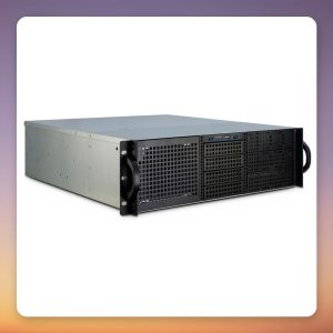 Inter-Tech 3U-30248 3U Rack Server Case, ATX, Black