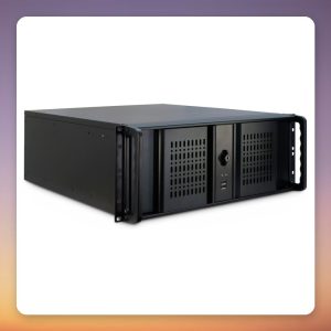 Inter-Tech 4U-4098-S 4U ATX Rack Server Case, Black, 7 Slots