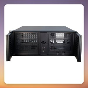 Inter-Tech 4U-4098-S 4U ATX Rack Server Case, Black, 7 Slots