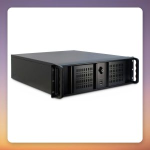 Inter-Tech 3U-3098-S 3U Rack Server Case, ATX, Black, 5 Expansion Slots
