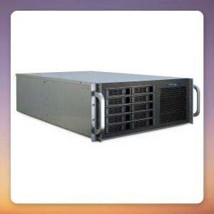 Inter-Tech 4U 4410 4U Rack Server Case, Black, E-ATX, 10x Hot-Swap Bays