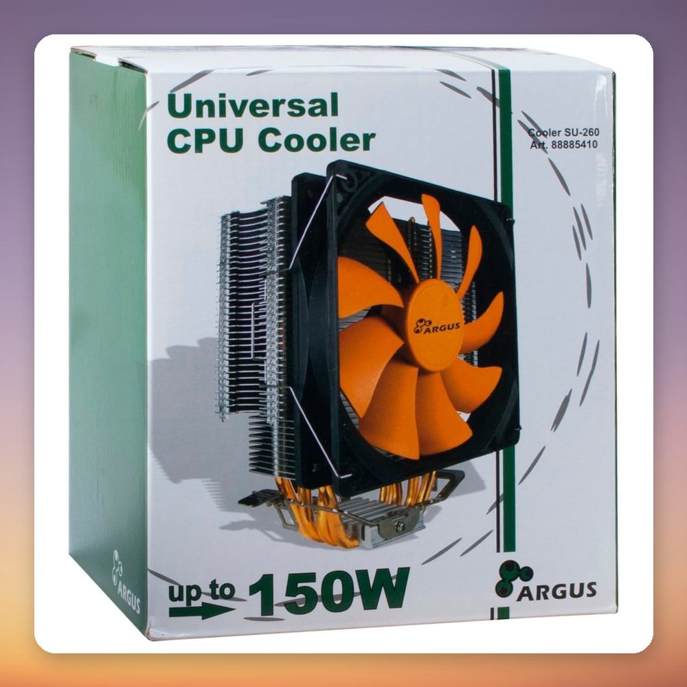 Inter-Tech Argus SU-260 120 mm Single Tower CPU Cooler, 150W TDP – image 4