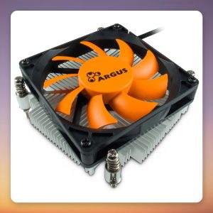 Inter-Tech Argus T-200 80 mm Low-Profile CPU Cooler for Intel LGA 1150/1151/1155/1156/1200