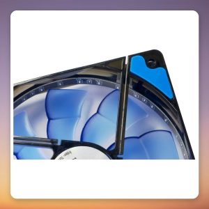 Inter-Tech Argus L-12025 120 mm Case Fan, Black/Blue, 33 Blue LEDs