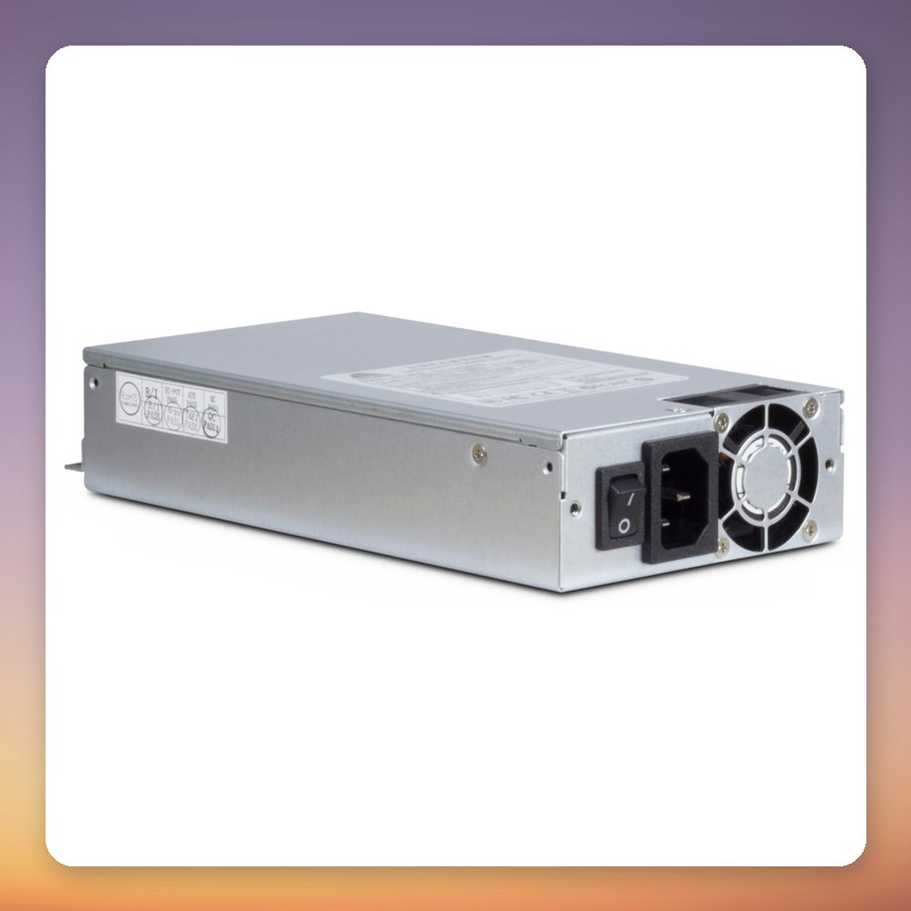 Inter-Tech ASPOWER U1A-C20300-D 300W 1U Server PSU, Grey, Active PFC