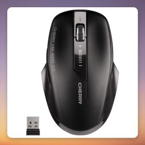 Cherry MW 2310 2.0 Wireless Mouse, 2400 DPI, 6 Buttons, Black