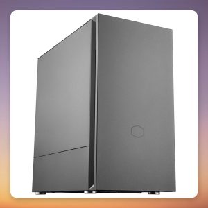Cooler Master Silencio S400 Micro-ATX Midi Tower Case, Sound-Dampened, Black