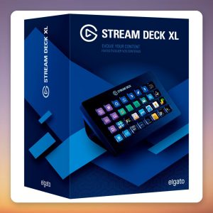 Elgato Stream Deck XL 32-Key Customisable LCD Keypad, Black
