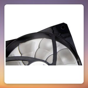 Inter-Tech Argus L-12025 120 mm Case Fan, 1200 RPM, 20 dB, Black/Transparent