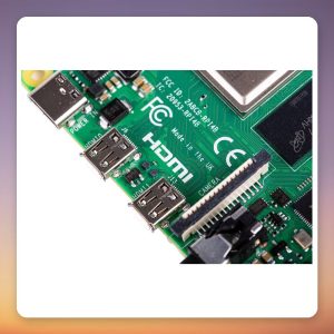 Raspberry Pi 4 Model B 4 GB LPDDR4 Single-Board Computer, Broadcom BCM2711, Green
