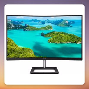 Philips E Line 328E1CA/00 31.5" 4K UHD Curved VA Monitor, 60 Hz