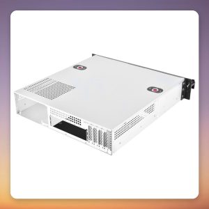 Silverstone RM21-308 2U Rack Server Case, Black, µATX, 8x 2.5″/3.5″ Bays