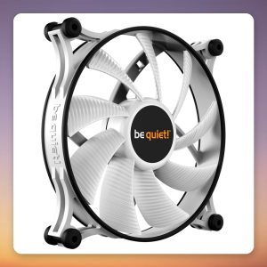 be quiet! Shadow Wings 2 White 140 mm 3-pin Case Fan, 900 RPM, 14.7 dB