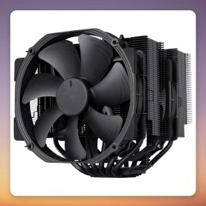 Noctua NH-D15 chromax.black Dual Tower CPU Cooler, 2x 140 mm Fans, Black