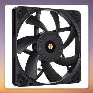 Noctua NF-A12x15 PWM chromax.black.swap 120 mm Slim Case Fan, Black