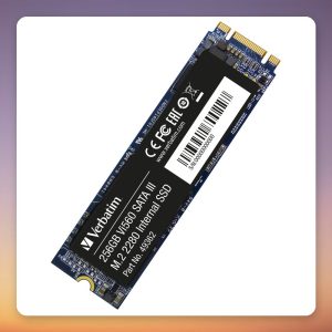 Verbatim Vi560 256 GB M.2 2280 SATA SSD, 560 MB/s Read