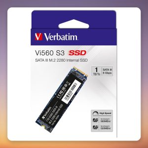Verbatim Vi560 1 TB M.2 2280 SATA III SSD, 560 MB/s, 3D NAND