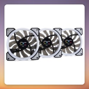 Alphacool Eiszyklon Aurora LUX 120 mm Digital RGB Fan, 3-Pack with Controller