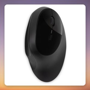 Kensington Pro Fit Ergo Wireless Ergonomic Mouse, Black, 2.4 GHz & Bluetooth