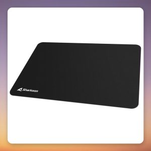 Sharkoon 1337 V2 Gaming Mat L Mouse Pad, Black, 355 x 255 mm