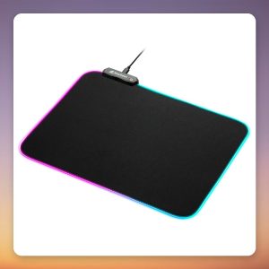 Sharkoon 1337 RGB V2 Gaming Mat 360 RGB Mouse Mat, 360 x 270 mm, Black