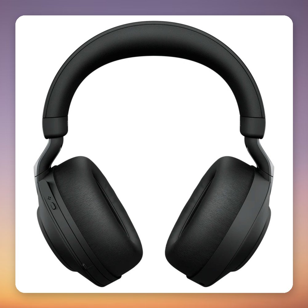 Jabra Evolve2 85 Wireless ANC Headset, MS Teams, USB-A, Desk Stand, Black – image 2