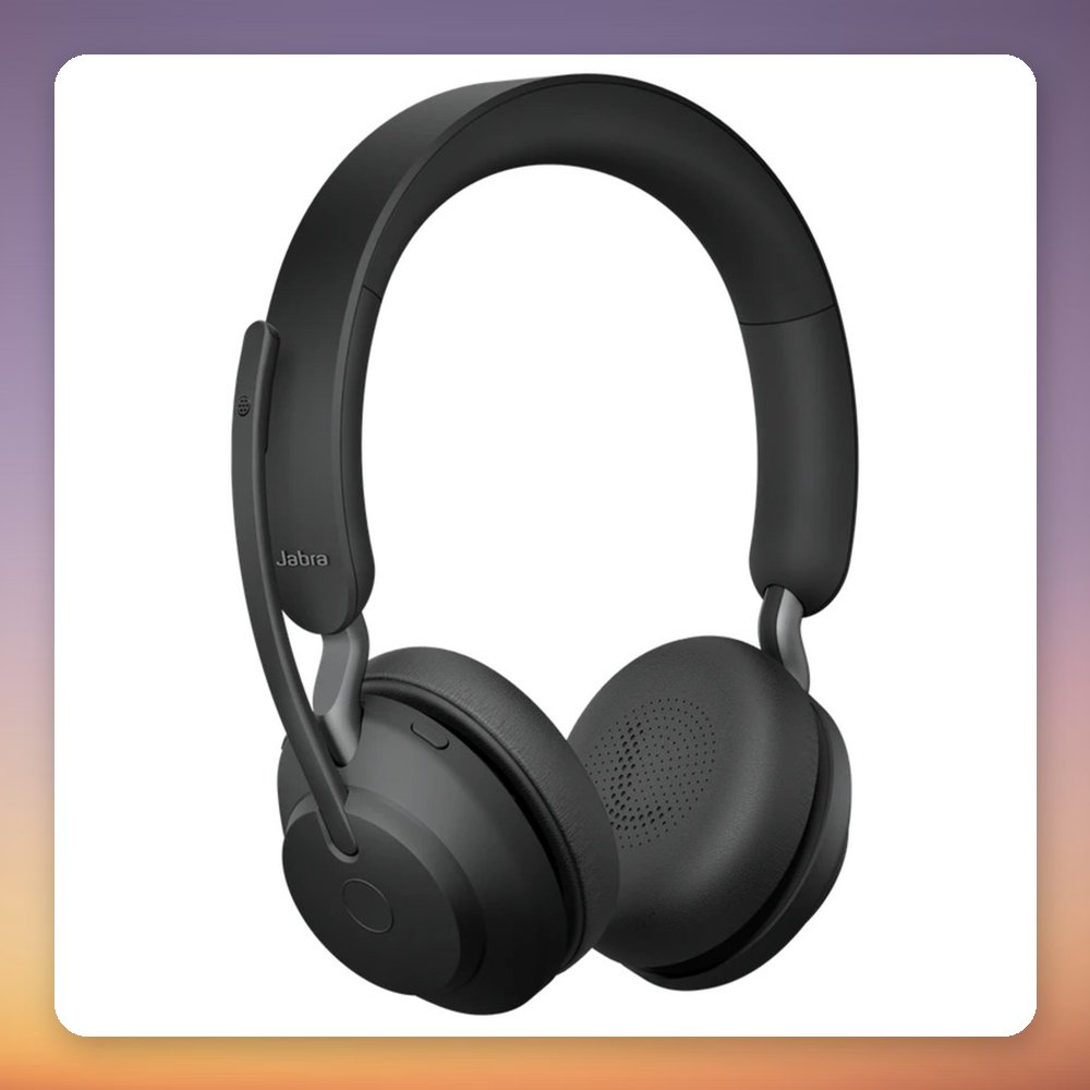 Jabra Evolve2 65 UC Wireless Stereo Headset, USB-A, Black – image 2
