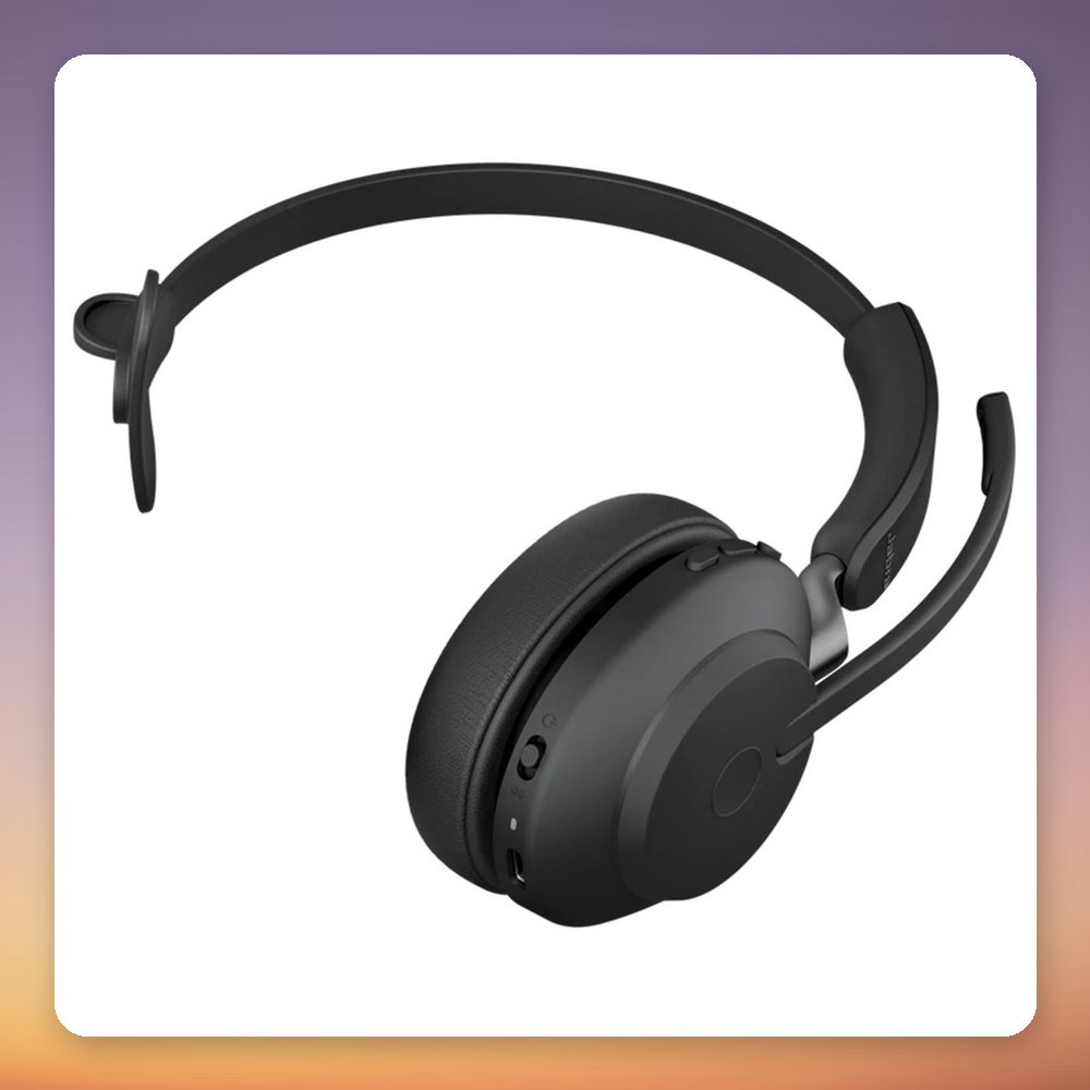 Jabra Evolve2 65 Wireless Mono Headset, Black, UC, USB-A – image 4