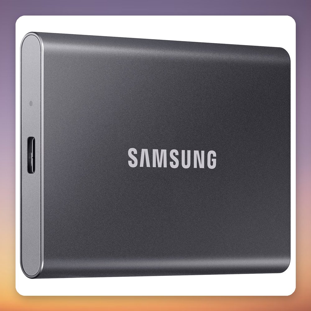 Samsung Portable SSD T7 2 TB External SSD, USB 3.2 Gen 2, Grey – image 2