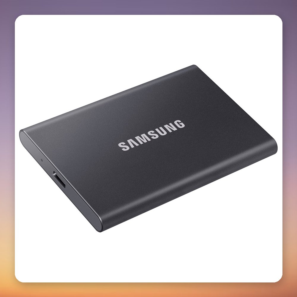 Samsung Portable SSD T7 2 TB External SSD, USB 3.2 Gen 2, Grey – image 3