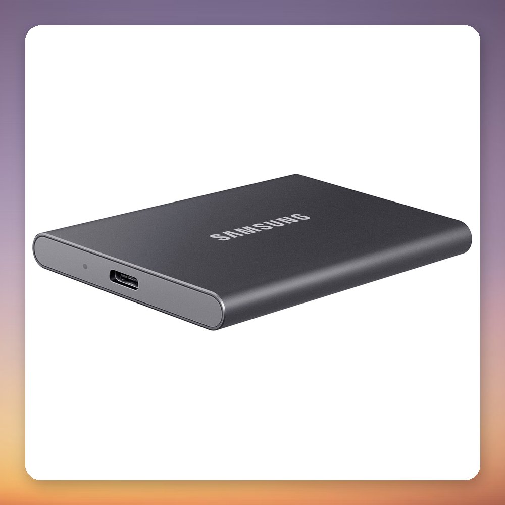 Samsung Portable SSD T7 2 TB External SSD, USB 3.2 Gen 2, Grey – image 4