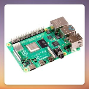 Raspberry Pi 4 Model B 8 GB LPDDR4 Single-Board Computer, Broadcom BCM2711, Wi-Fi 5