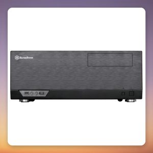 Silverstone GD09 HTPC Case, Black, ATX, USB-C, 1x 120 mm Fan Included