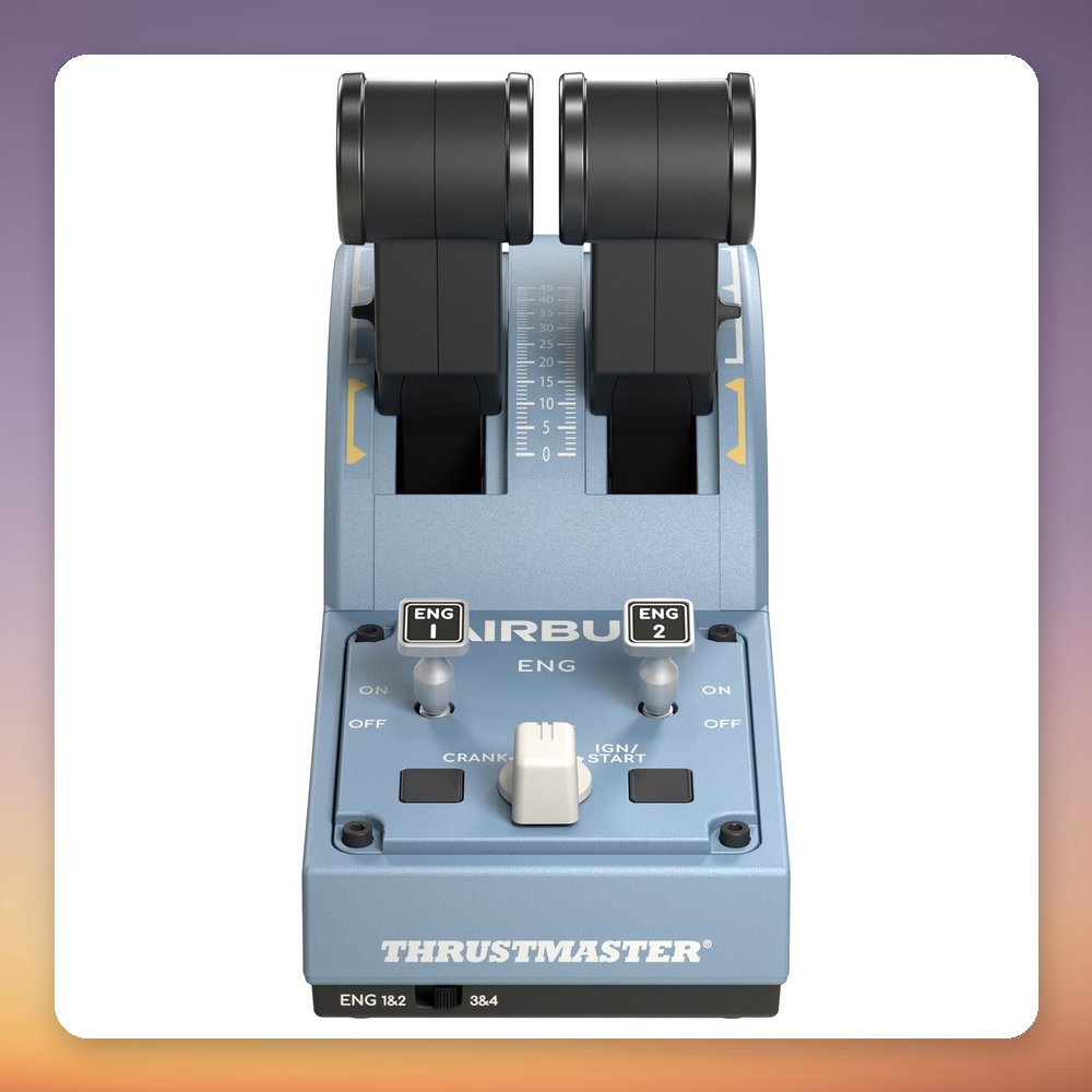 Thrustmaster TCA Officer Pack Airbus Edition Sidestick & Quadrant Flight Sim Set – image 4