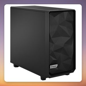Fractal Design Meshify 2 Black Solid E-ATX Mid-Tower Case, Black, 3x Dynamic X2 GP-14 Fans