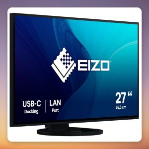 Eizo FlexScan EV2795-BK 27-Inch QHD IPS Monitor with KVM Switch and USB-C 70W