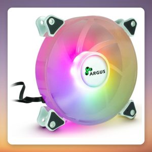 Inter-Tech Argus RS-061 RGB 120 mm PWM Case Fan, 1200 RPM, ARGB